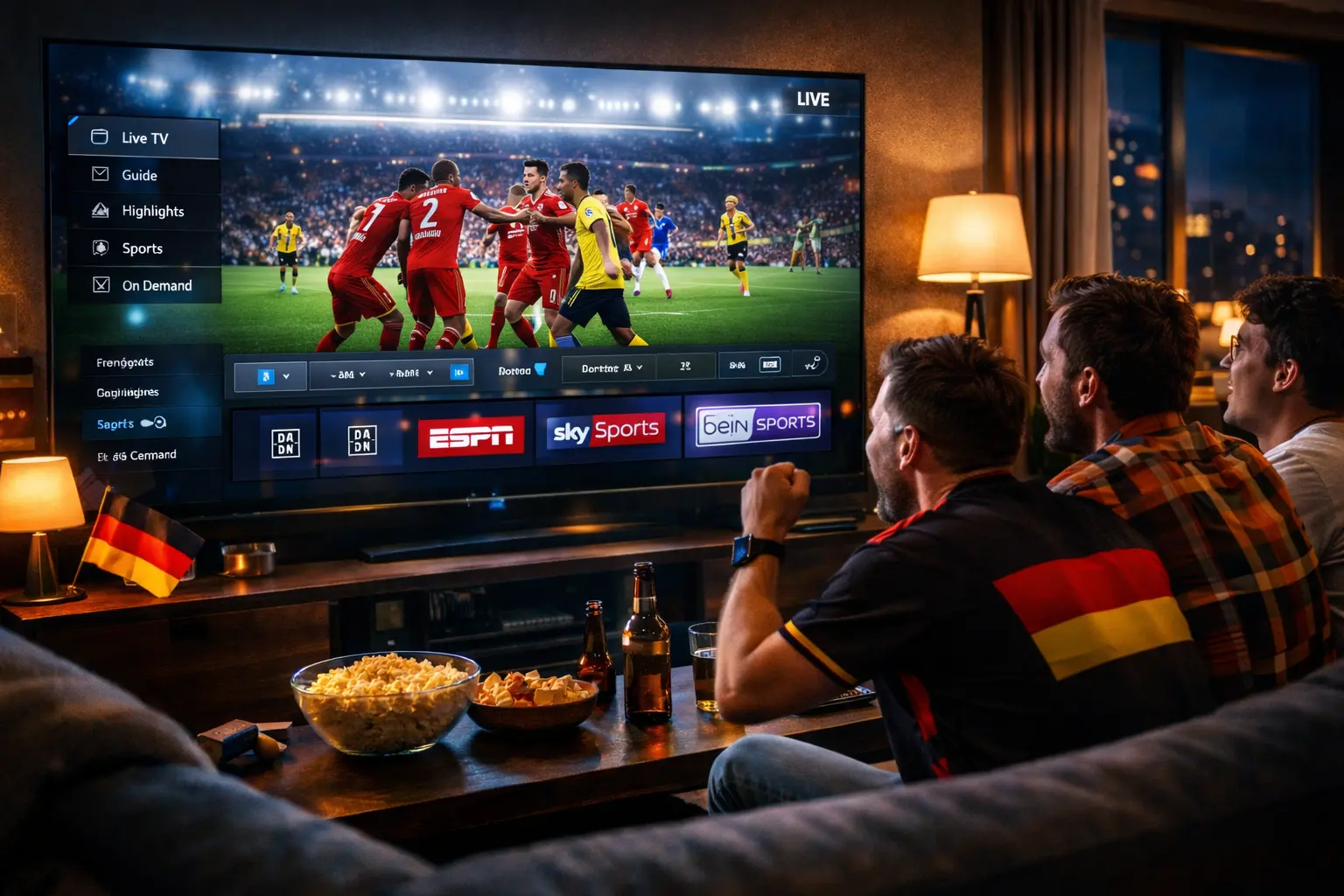 Bestes IPTV Deutschland Hakuna TV Streaming Service