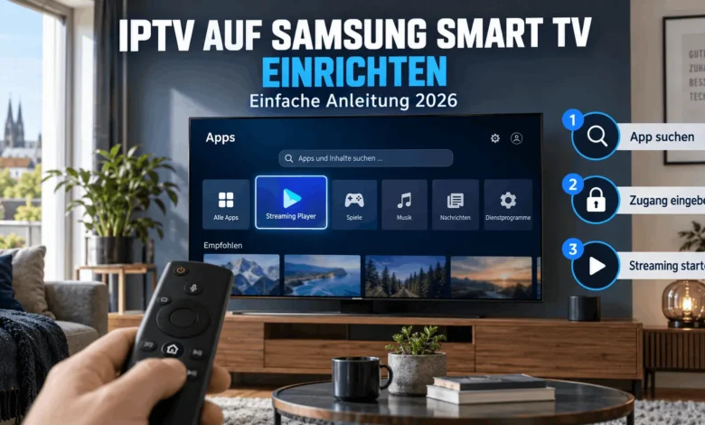 IPTV auf Samsung Smart TV einrichten – App und Zugangsdaten