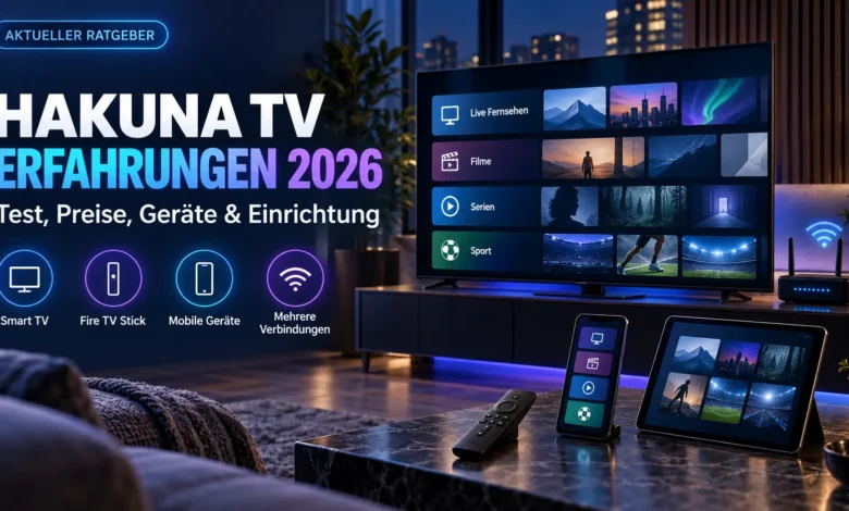 Hakuna TV Erfahrungen 2026 auf Smart TV und mobilen Geräten